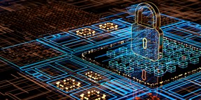 Cyber Security Digital Padlock Image